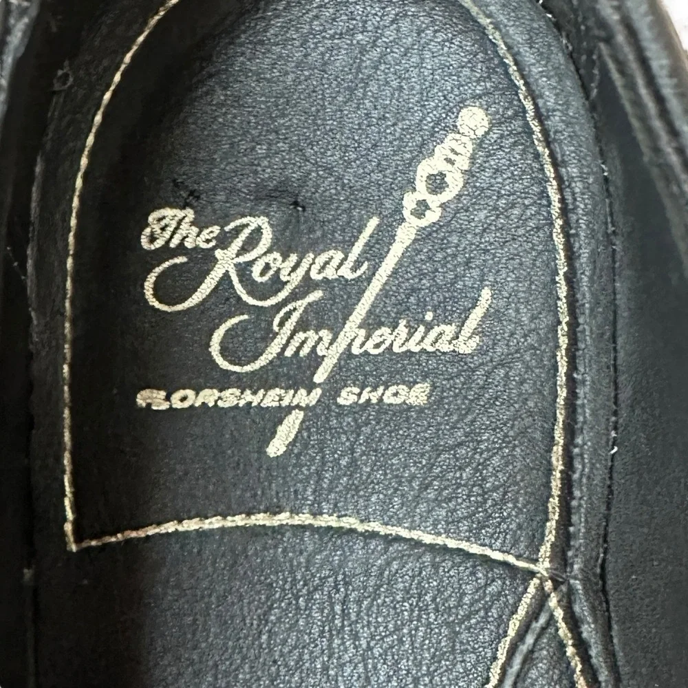 Vintage Florsheim Royal Imperial Tassel Wingtip Leather Loafer Burgundy Men’s 9E